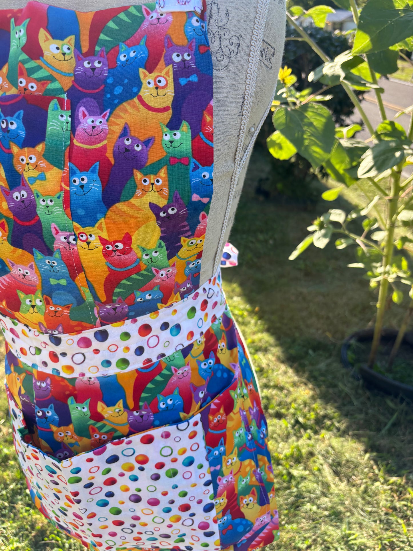 Rainbow Kit Kats Whole Apron