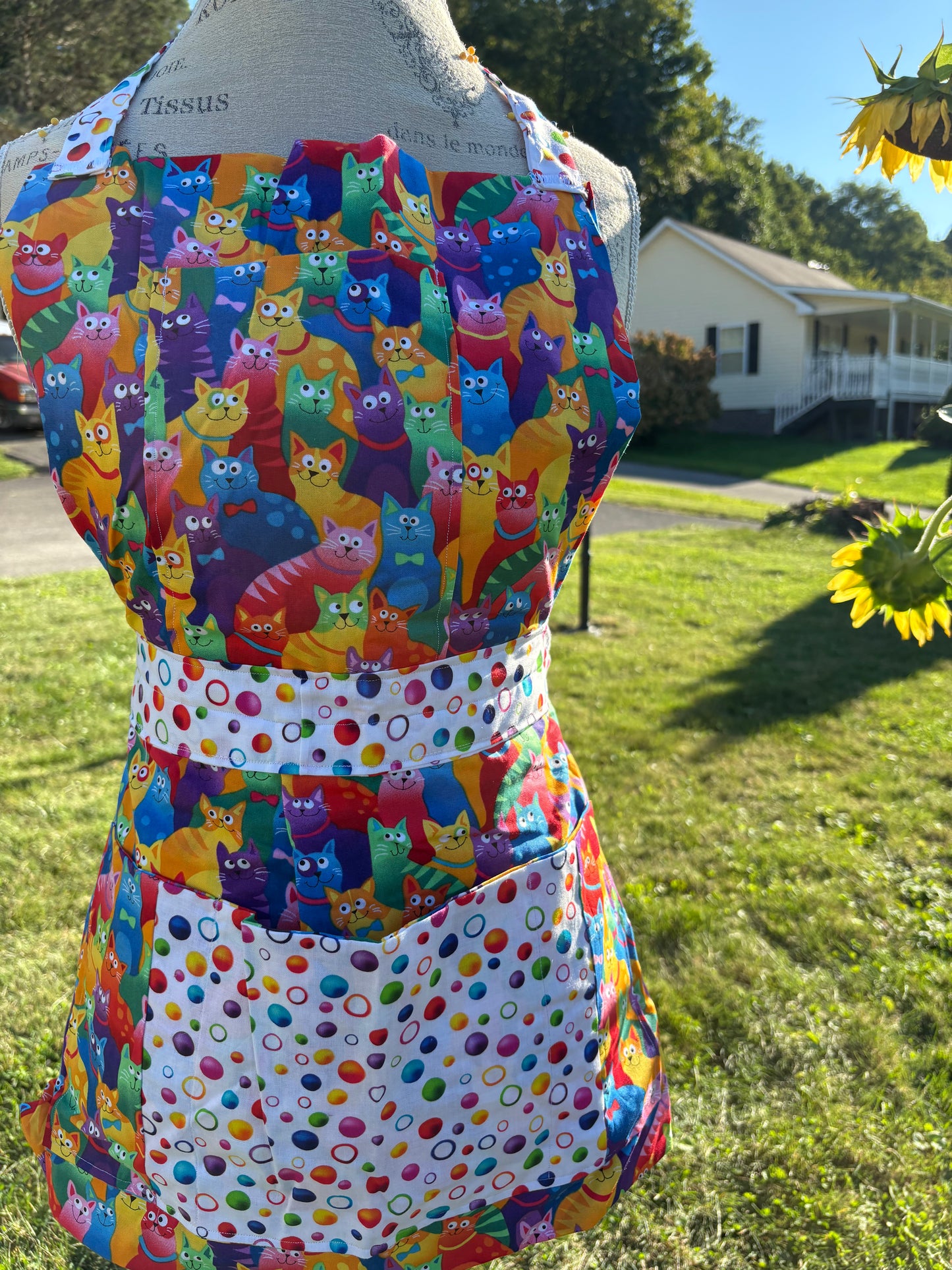 Rainbow Kit Kats Whole Apron