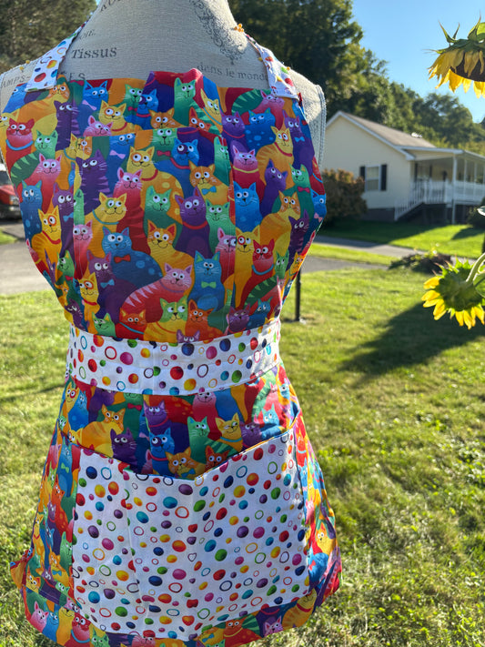 Rainbow Kit Kats Whole Apron