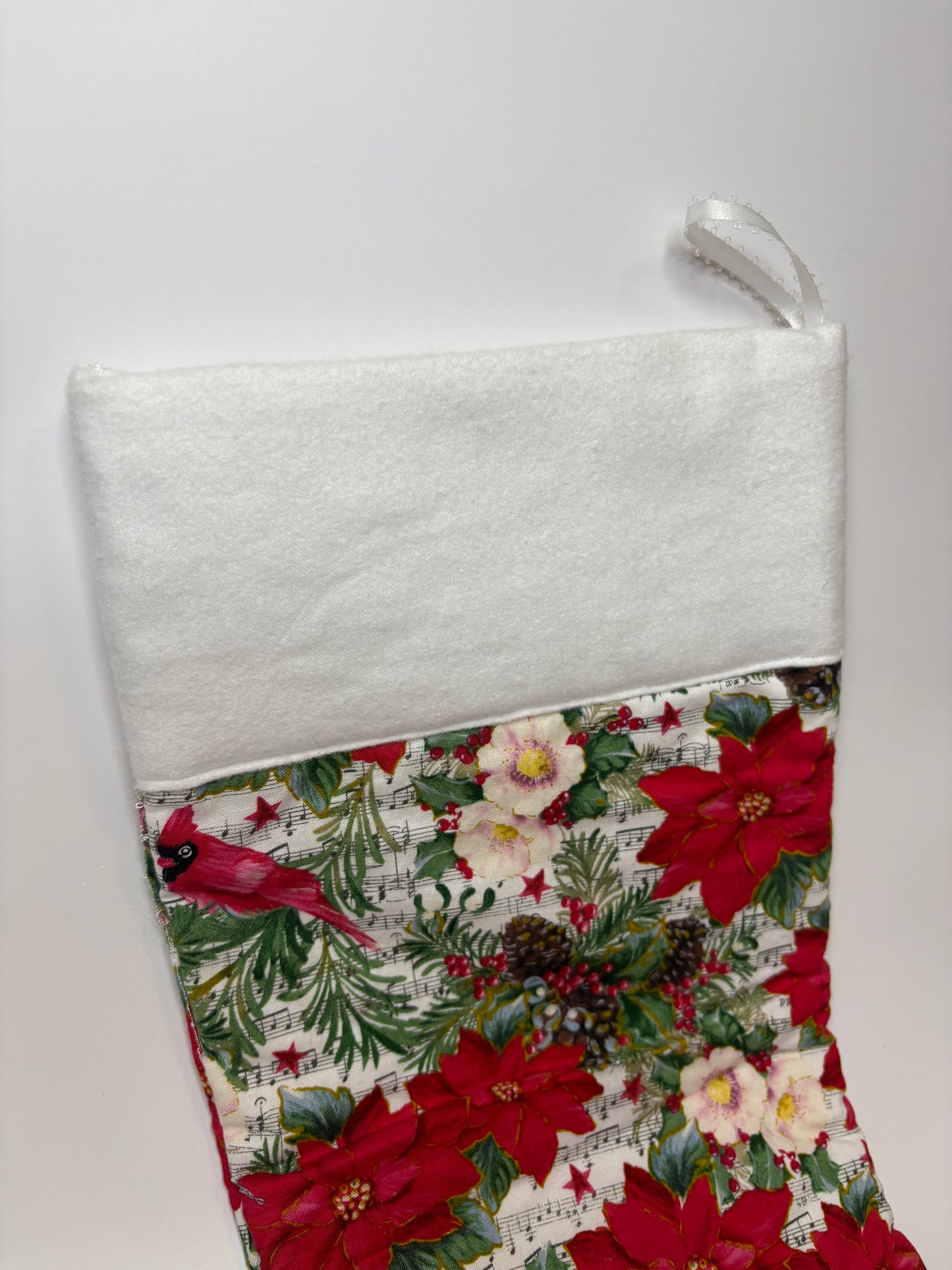 Poinsettia Stocking