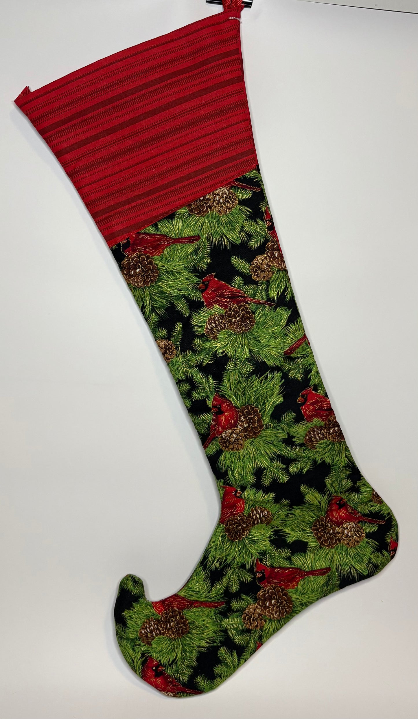 Winter Cardinal Stocking